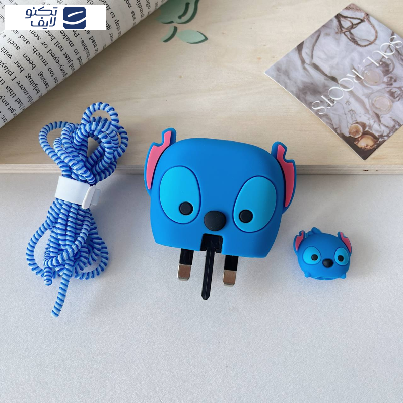 محافظ کابل وال کیس طرح استیج به همراه محافظ شارژر دیواری 25 وات سامسونگ مجموعه 4 عددی محافظ کابل وال کیس طرح استیج به همراه محافظ شارژر دیواری 25 وات سامسونگ مجموعه 4 عددی