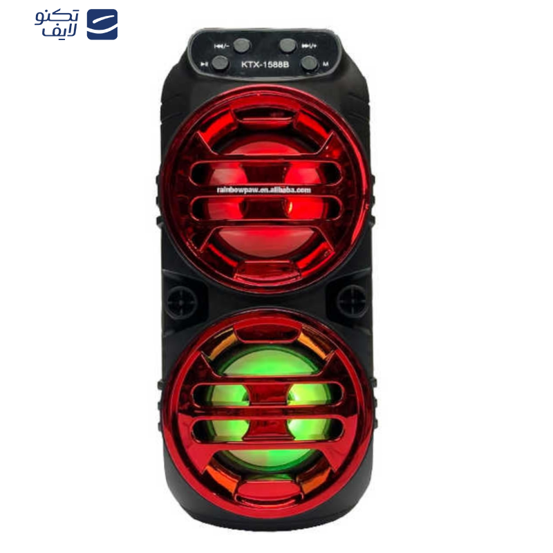 اسپیکر بلوتوثی قابل حمل مدل KTX-1588B اسپیکر بلوتوثی قابل حمل مدل KTX-1588B