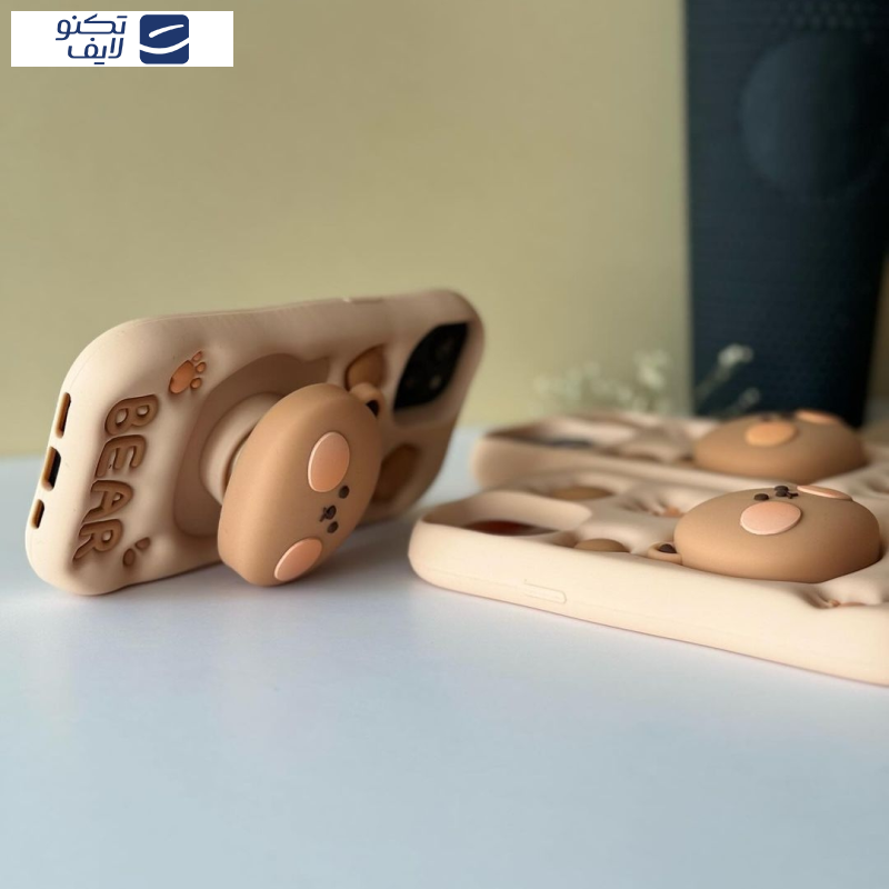 کاور مدل خرسی مدل استند شو مناسب برای گوشی موبایل اپل iphone 13 promax کاور مدل خرسی مدل استند شو مناسب برای گوشی موبایل اپل iphone 13 promax