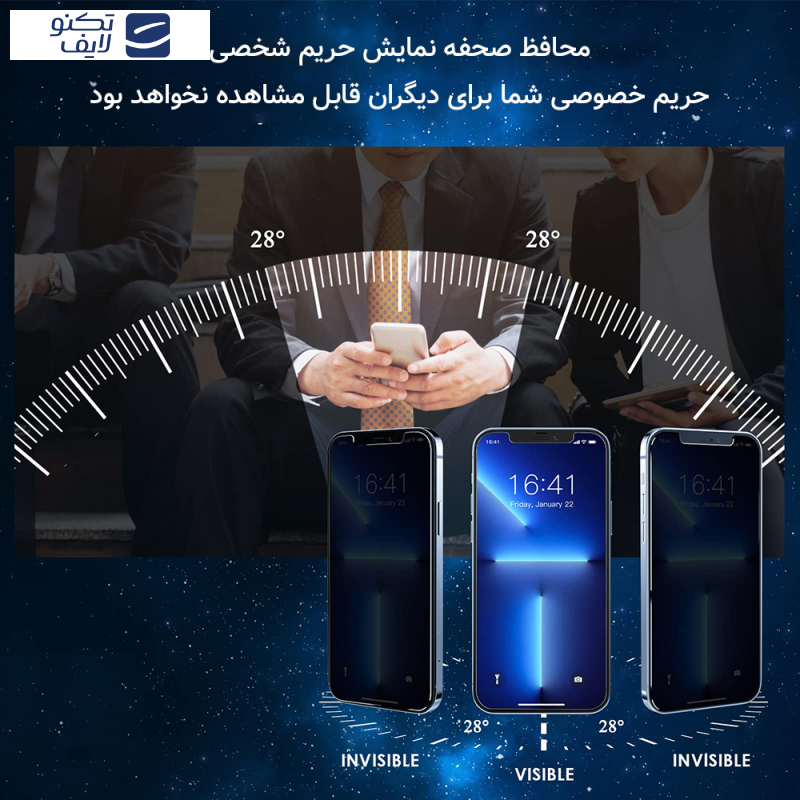 محافظ صفحه نمایش حریم شخصی  راک اسپیس مدل  Shield مناسب برای گوشی موبایل اپل Iphone 16 Pro Max محافظ صفحه نمایش حریم شخصی  راک اسپیس مدل  Shield مناسب برای گوشی موبایل اپل Iphone 16 Pro Max