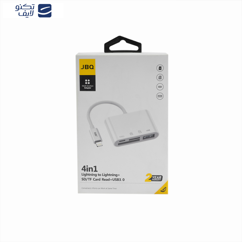 هاب 4 پورت USB 3.0 جی بی کیو مدل LA-40 هاب 4 پورت USB 3.0 جی بی کیو مدل LA-40