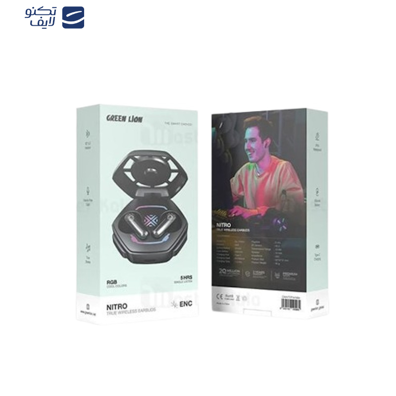 هدفون گیمینگ بی سیم گرین لاین مدل MAXIMUM NITRO ENSURING هدفون گیمینگ بی سیم گرین لاین مدل MAXIMUM NITRO ENSURING