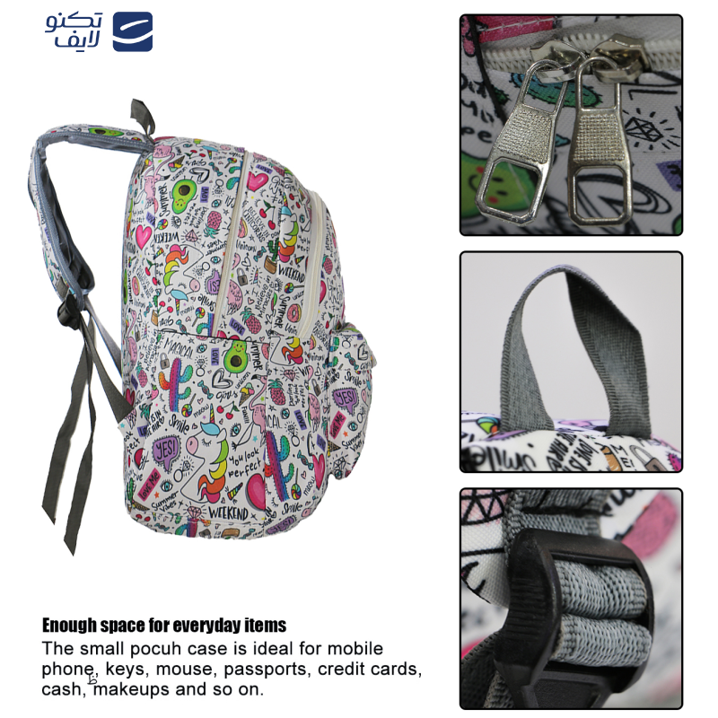 کوله پشتی دخترانه توریث مدل NHH-150003 کوله پشتی دخترانه توریث مدل NHH-150003