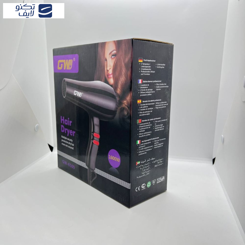 سشوار جی دبلیو مدل GW-6509 سشوار جی دبلیو مدل GW-6509