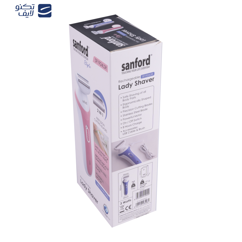 ماشین اصلاح موی بدن بانوان سانفورد مدل SF1924LSR ماشین اصلاح موی بدن بانوان سانفورد مدل SF1924LSR