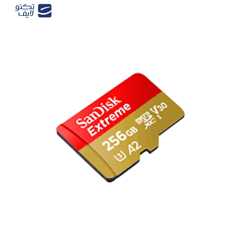 کارت حافظه microSDXC  سن دیسک مدل Extreme کلاس A2 استاندارد UHS-I U3 سرعت 190MBps ظرفیت 256 گیگابایت کارت حافظه microSDXC  سن دیسک مدل Extreme کلاس A2 استاندارد UHS-I U3 سرعت 190MBps ظرفیت 256 گیگابایت