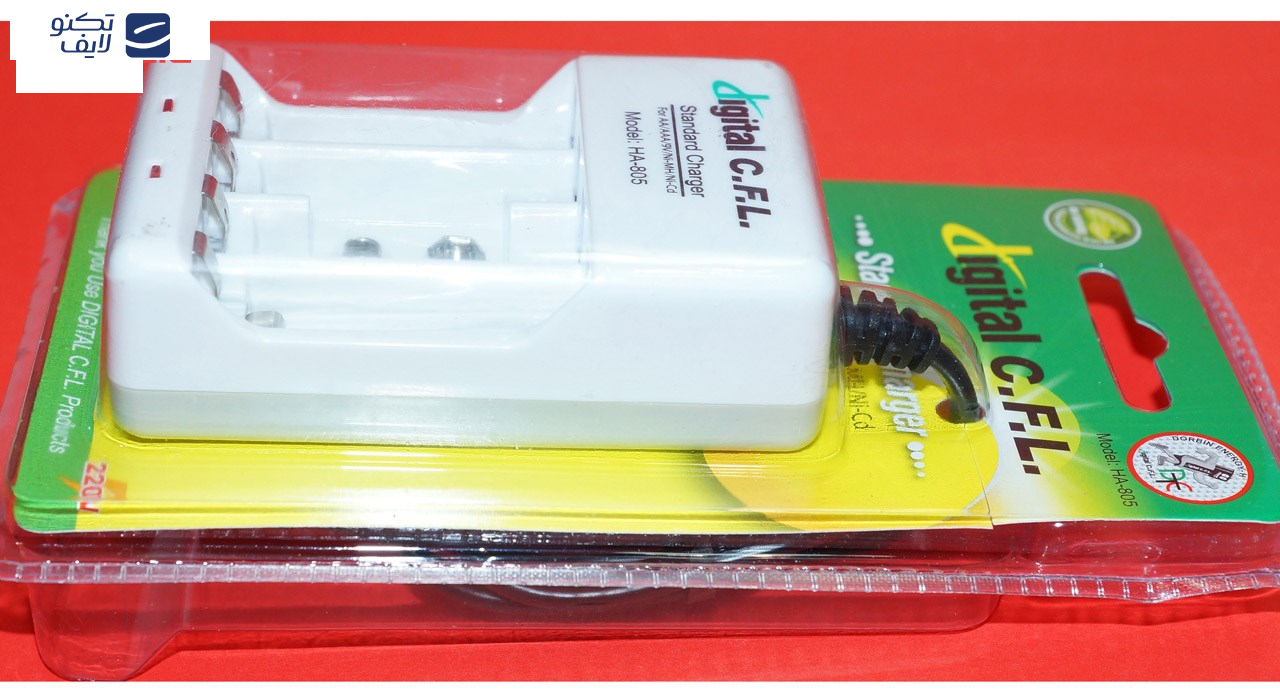 شارژر باتری دیجیتال سی اف ال مدل HA-805 شارژر باتری دیجیتال سی اف ال مدل HA-805