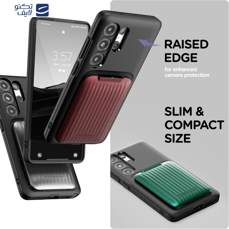 کاور وی آر اس مدل D-Wallet Orb Fit مناسب برای گوشی موبایل سامسونگ Galaxy S25 Ultra  کاور وی آر اس مدل D-Wallet Orb Fit مناسب برای گوشی موبایل سامسونگ Galaxy S25 Ultra