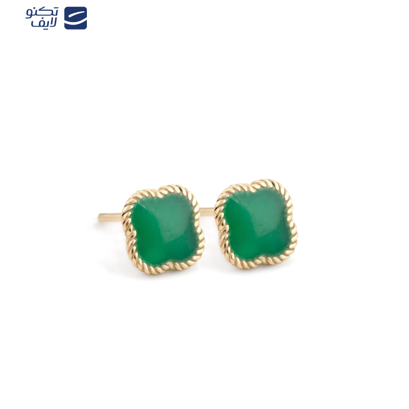 گوشواره میخی طلا 18 عیار زنانه بان گالری مدل ونکلیف طنابی گوشواره میخی طلا 18 عیار زنانه بان گالری مدل ونکلیف طنابی