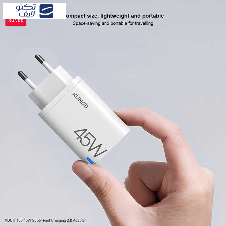 شارژر دیواری 45 وات ژاند مدل XDCH-108 شارژر دیواری 45 وات ژاند مدل XDCH-108