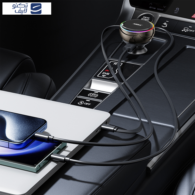 شارژر فندکی 80 وات هیسکا مدل HCC-337 شارژر فندکی 80 وات هیسکا مدل HCC-337