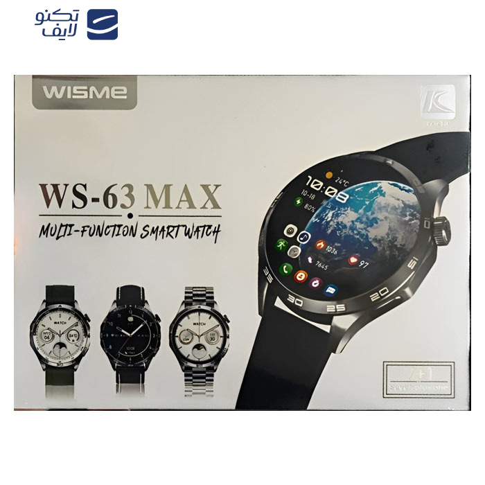 ساعت هوشمند ویسمی مدل WS-63 max ساعت هوشمند ویسمی مدل WS-63 max