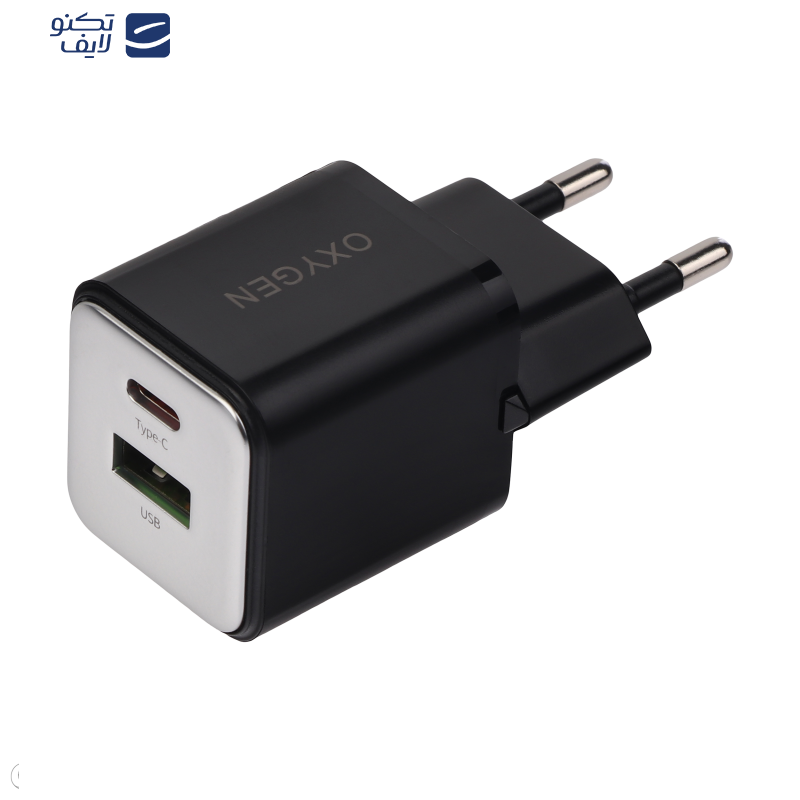 شارژر دیواری 30 وات اکسیژن مدل CH-9 به همراه کابل USB-C شارژر دیواری 30 وات اکسیژن مدل CH-9 به همراه کابل USB-C