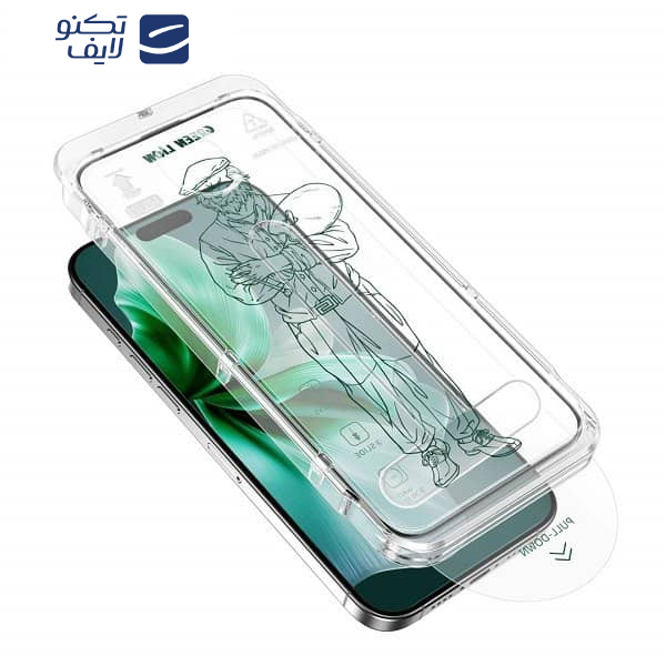 محافظ صفحه نمایش گرین لاین مدل Picasso 3D مناسب برای گوشی موبایل اپل iphone 16/15/14 pro محافظ صفحه نمایش گرین لاین مدل Picasso 3D مناسب برای گوشی موبایل اپل iphone 16/15/14 pro