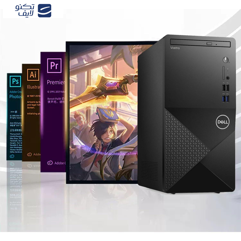 کامپیوتر دسکتاپ دل مدل Vostro 3910-PD5 کامپیوتر دسکتاپ دل مدل Vostro 3910-PD5