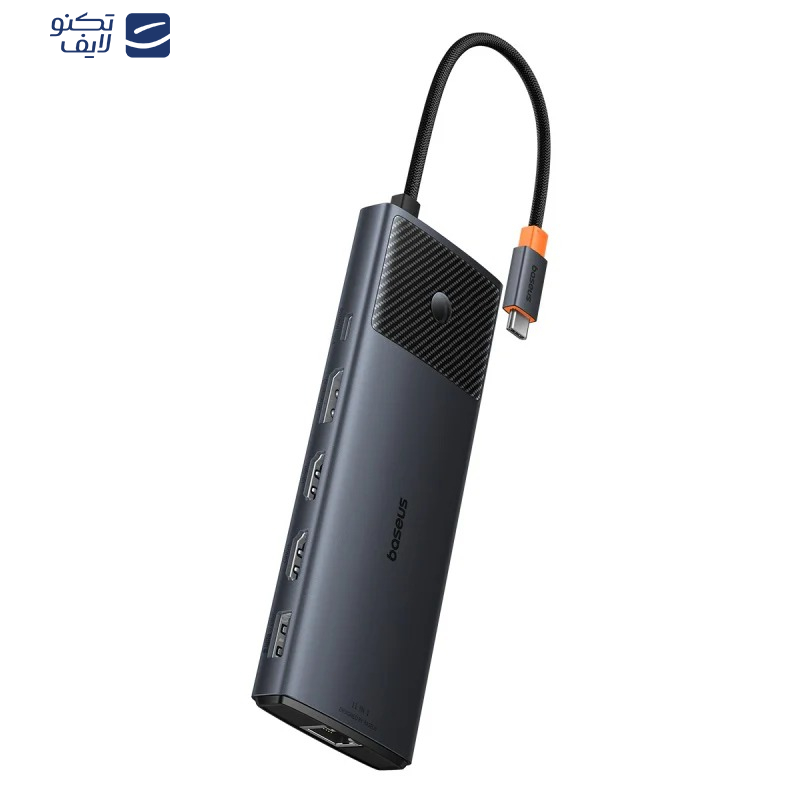 هاب 11 پورت USB-C بیسوس مدل BS-OH098 هاب 11 پورت USB-C بیسوس مدل BS-OH098