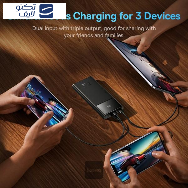 پاوربانک بیسوس مدل STAR-LORD-P10022904113-30W ظرفیت 10000 میلی آمپر ساعت پاوربانک بیسوس مدل STAR-LORD-P10022904113-30W ظرفیت 10000 میلی آمپر ساعت