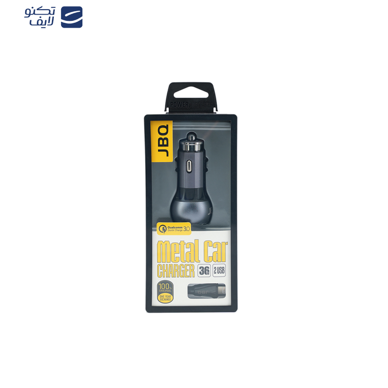 شارژر فندکی 36 وات جی بی کیو مدل C-503 Q IOS شارژر فندکی 36 وات جی بی کیو مدل C-503 Q IOS