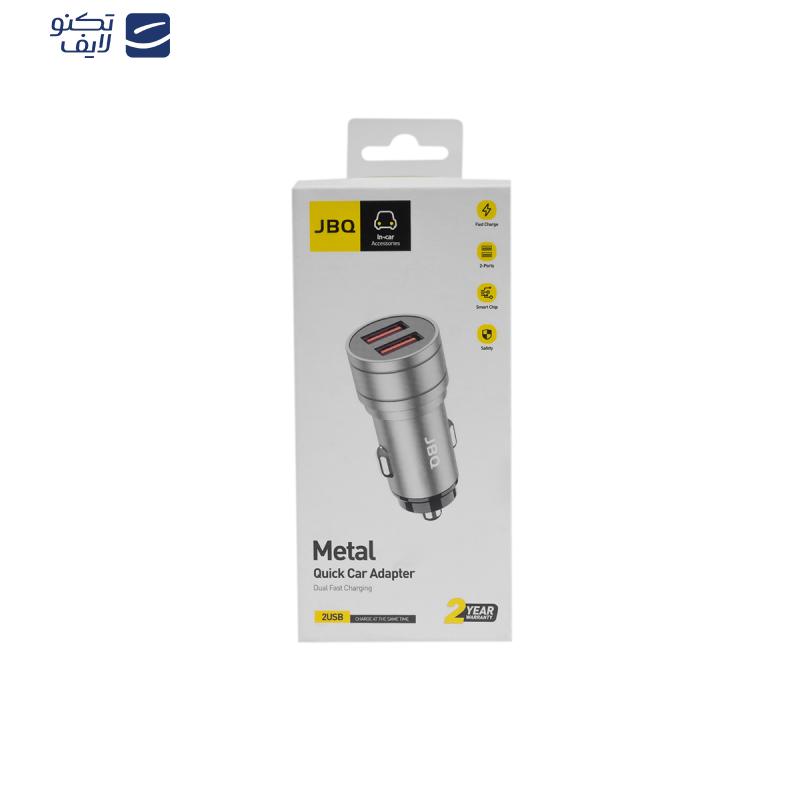 شارژر فندکی 15 وات جی بی کیو مدل CC-24 شارژر فندکی 15 وات جی بی کیو مدل CC-24