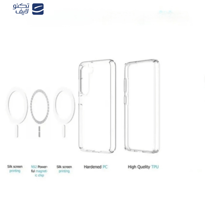کاور زیفرند مدل Magsafe مناسب برای گوشی موبایل سامسونگ Galaxy S23 FE کاور زیفرند مدل Magsafe مناسب برای گوشی موبایل سامسونگ Galaxy S23 FE