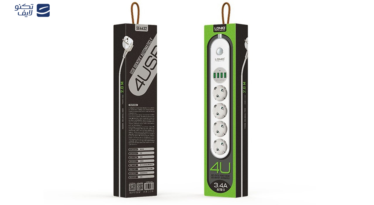 چند راهی برق الدینیو مدل SE4432 چند راهی برق الدینیو مدل SE4432