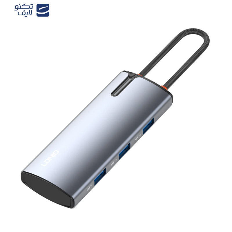 هاب 5 پورت USB-C الدینیو مدل DS-15H
