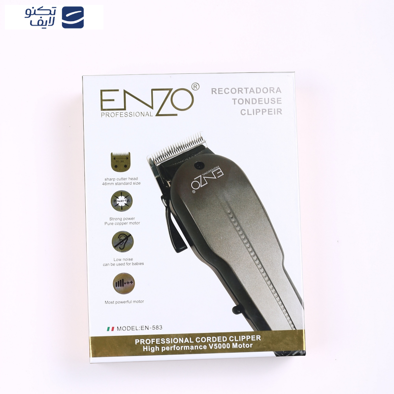 ماشین اصلاح موی سر و صورت انزو پروفیشینال مدل en-583 ماشین اصلاح موی سر و صورت انزو پروفیشینال مدل en-583
