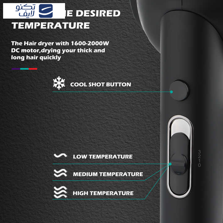 سشوار وی جی ار مدل V-420 سشوار وی جی ار مدل V-420