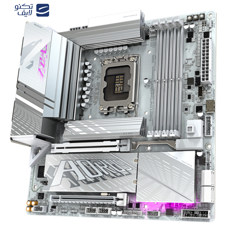 مادربرد گیگابایت مدل Z890M AORUS ELITE WIFI7 ICE مادربرد گیگابایت مدل Z890M AORUS ELITE WIFI7 ICE