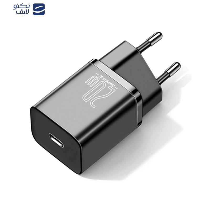 شارژر دیواری 20 وات باسئوس مدل Si 1C 20W CCSUP-B01 شارژر دیواری 20 وات باسئوس مدل Si 1C 20W CCSUP-B01
