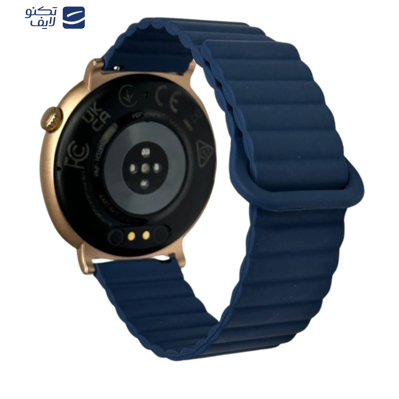 ساعت هوشمند 35.6 میلی متر هایفیوچر مدل aurora با بند سیلیکونی