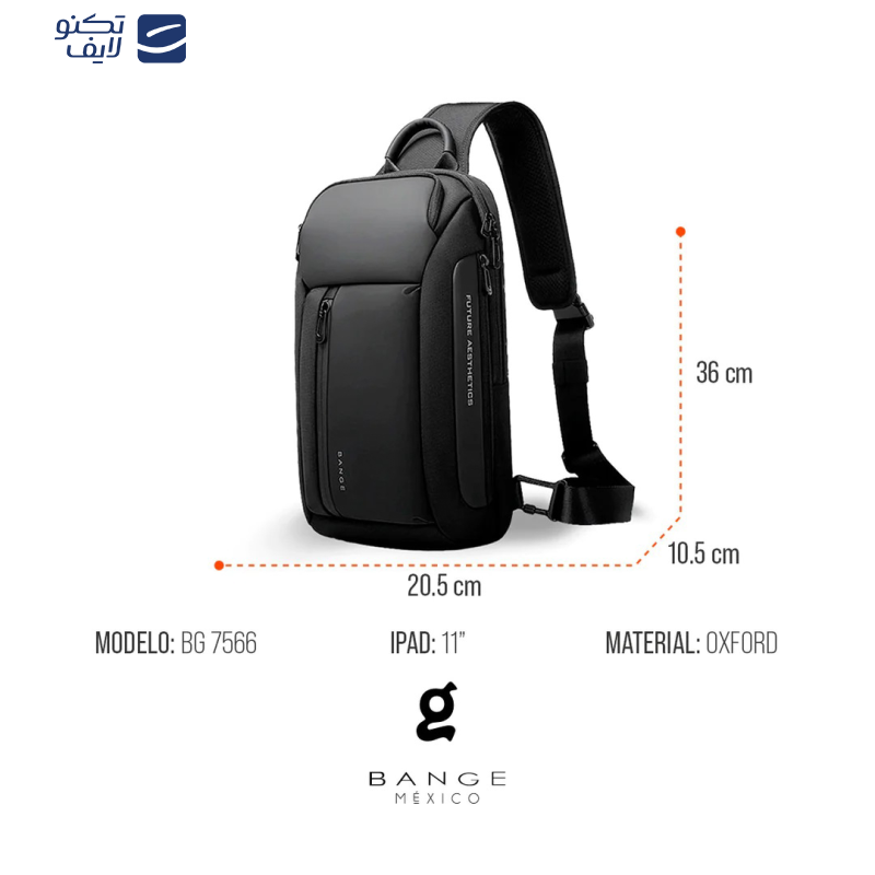 کیف کراس بادی مردانه  مدل BG-7566 کیف کراس بادی مردانه  مدل BG-7566