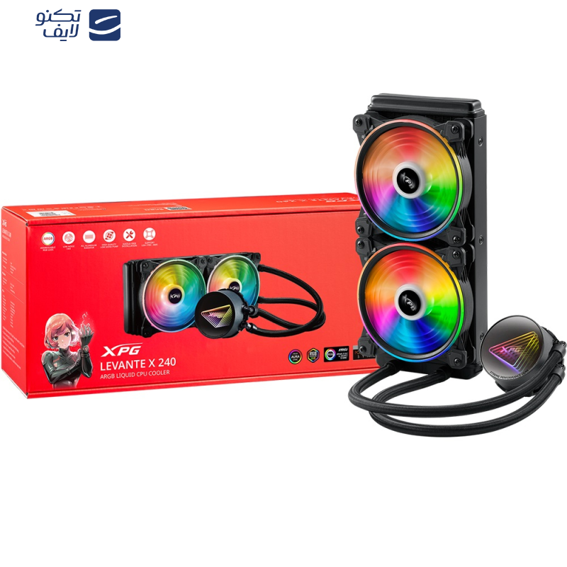 خنک کننده پردازنده ای دیتا ایکس پی جی مدل LEVANTE X 240 خنک کننده پردازنده ای دیتا ایکس پی جی مدل LEVANTE X 240
