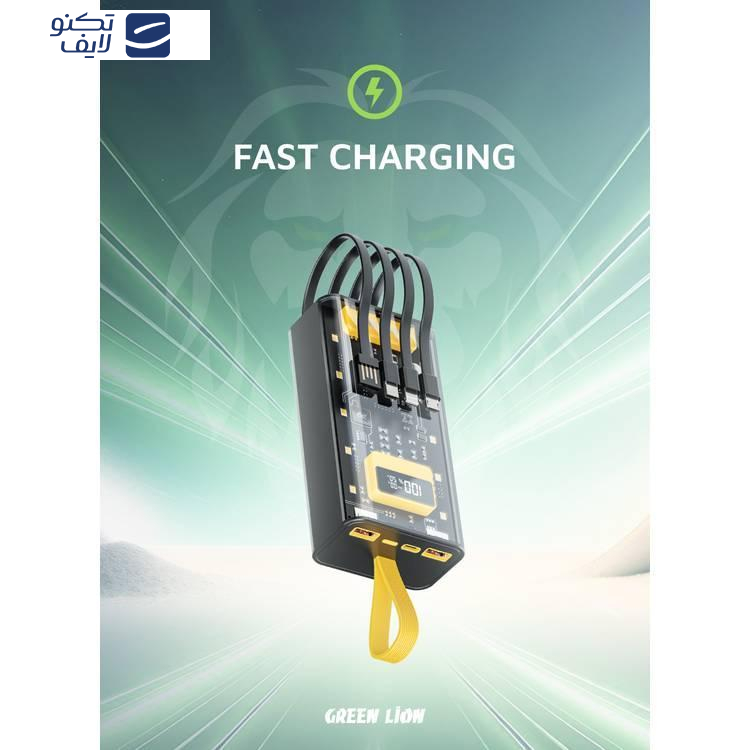 پاوربانک 20 وات گرین لاین مدل Transparent Pro ظرفیت 20000 میلی آمپر ساعت پاوربانک 20 وات گرین لاین مدل Transparent Pro ظرفیت 20000 میلی آمپر ساعت