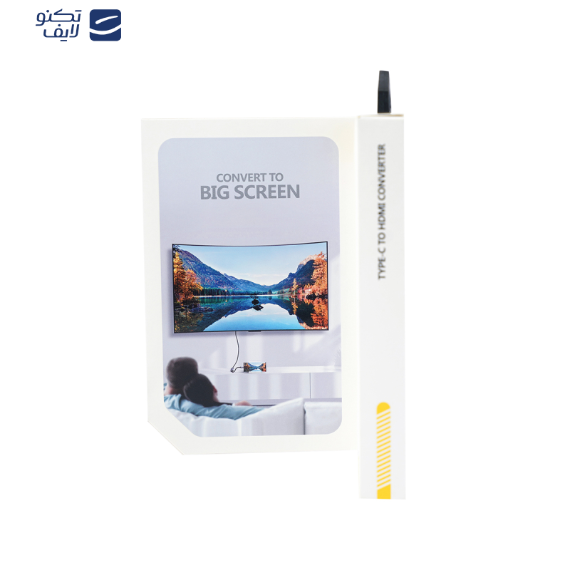 مبدل USB-C به HDMI جی بی کیو مدل HDT-01 طول 20 سانتی متر مبدل USB-C به HDMI جی بی کیو مدل HDT-01 طول 20 سانتی متر