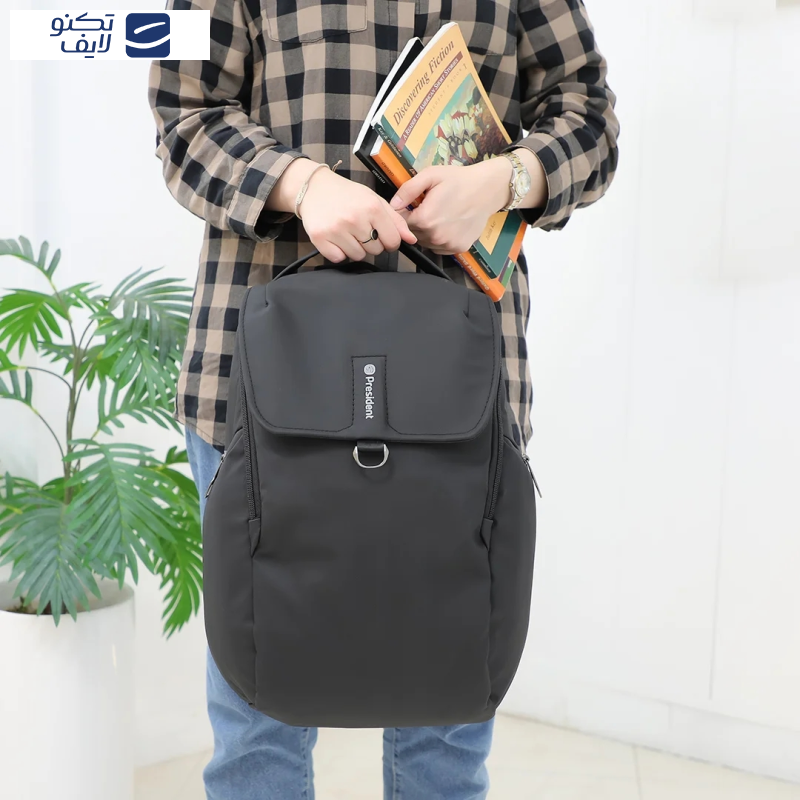 کوله پشتی لپ تاپ پرزیدنت مدل Zimmer مناسب برای لپ تاپ  15.6 اینچی کوله پشتی لپ تاپ پرزیدنت مدل Zimmer مناسب برای لپ تاپ  15.6 اینچی