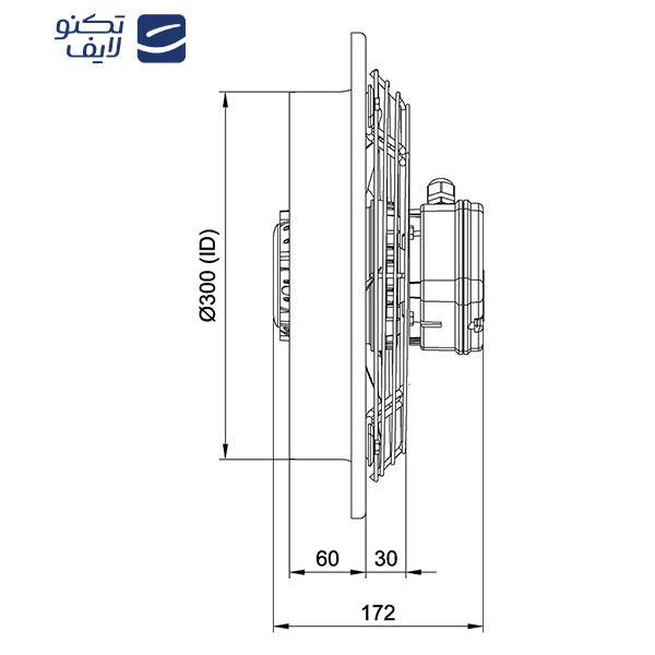 هواکش دمنده مدل VIK-30A6S هواکش دمنده مدل VIK-30A6S