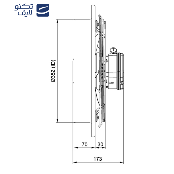 هواکش دمنده مدل VIK-35A6S هواکش دمنده مدل VIK-35A6S