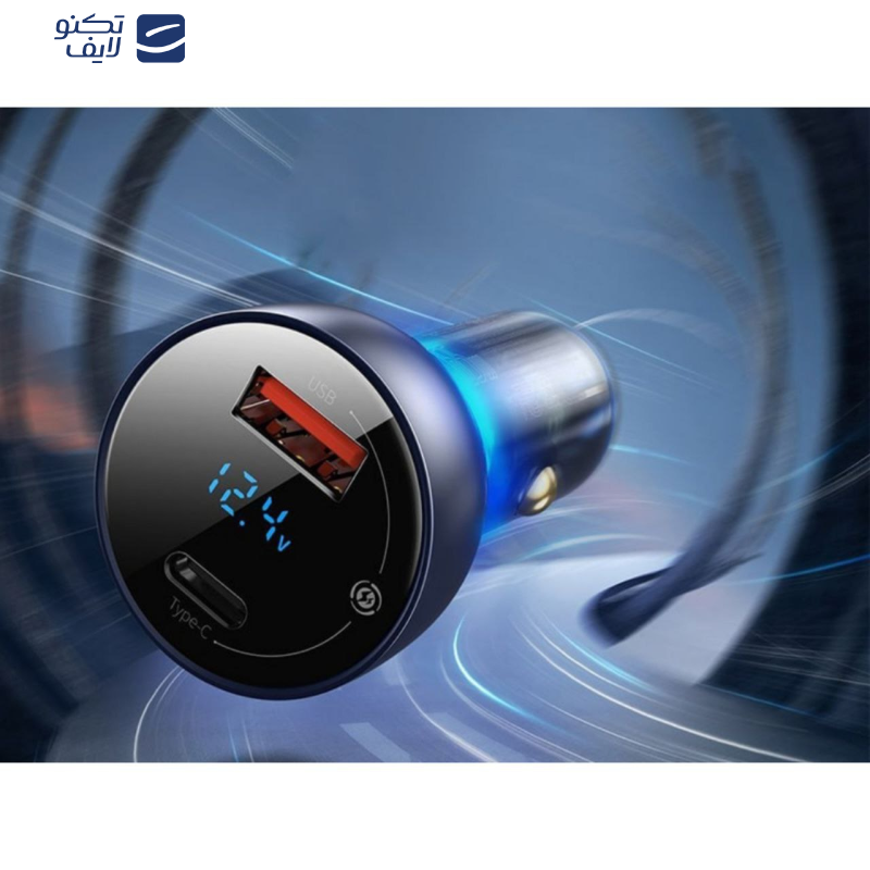 شارژر فندکی 65 وات باسئوس مدل Dual Quick Charger-65W شارژر فندکی 65 وات باسئوس مدل Dual Quick Charger-65W