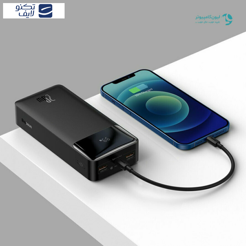 پاوربانک باسئوس مدل BIPOW DIGITAL ظرفیت 30000 میلی آمپر ساعت پاوربانک باسئوس مدل BIPOW DIGITAL ظرفیت 30000 میلی آمپر ساعت