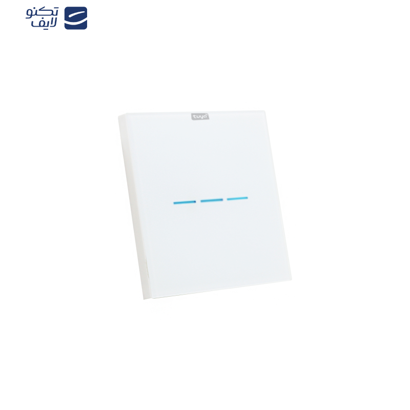 کلید هوشمند تویا مدل سه پل طرح خط Wi Fi