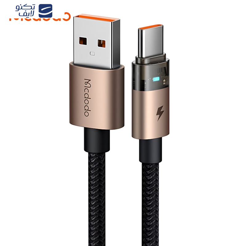 کابل تبدیل USB به USB-C مک دودو مدل CA-689 طول 1.2 متر کابل تبدیل USB به USB-C مک دودو مدل CA-689 طول 1.2 متر
