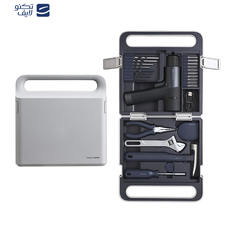  جعبه ابزار هوتو مدل Hoto Brushless Drill Kit QWDZGJ001