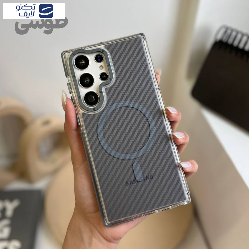 کاور مدل کربن کد 01 مناسب برای گوشی سامسونگ Galaxy S25 Ultra به همراه محافظ لنز کاور مدل کربن کد 01 مناسب برای گوشی سامسونگ Galaxy S25 Ultra به همراه محافظ لنز