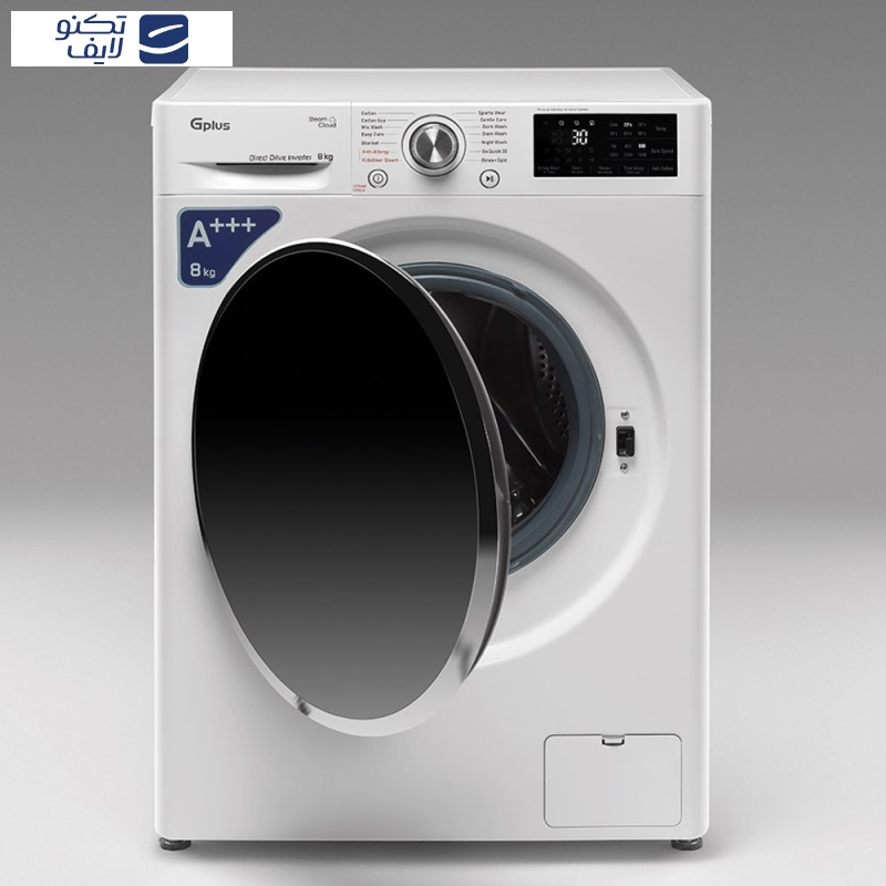 ماشین لباسشویی 8 کیلوگرم اتوماتیک جی پلاس مدل GWM-P88W ماشین لباسشویی 8 کیلوگرم اتوماتیک جی پلاس مدل GWM-P88W