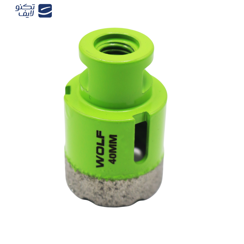گردبر فرزی سنگ و سرامیک ولف مدل YP-040 به همراه رابط تبدیل به دریل سایز 40 میلی متر گردبر فرزی سنگ و سرامیک ولف مدل YP-040 به همراه رابط تبدیل به دریل سایز 40 میلی متر