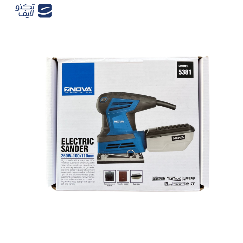 دستگاه سنبادهزن نووا مدل 5381 دستگاه سنبادهزن نووا مدل 5381