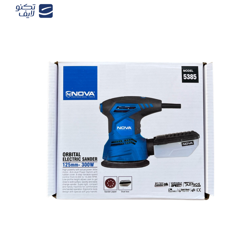 دستگاه سنبادهزن نووا مدل 5385 دستگاه سنبادهزن نووا مدل 5385