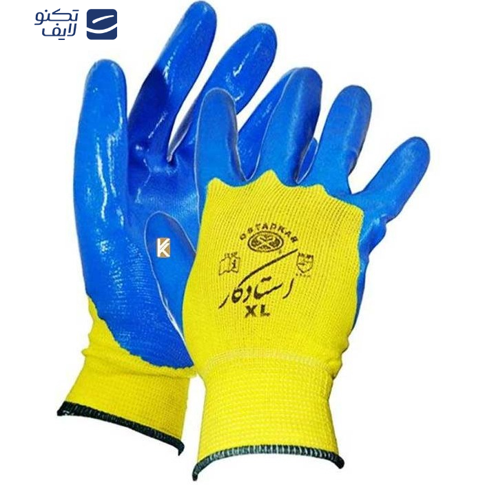 دستکش صنعتی استاد کار مدل نیتریل بسته 2 عددی دستکش صنعتی استاد کار مدل نیتریل بسته 2 عددی