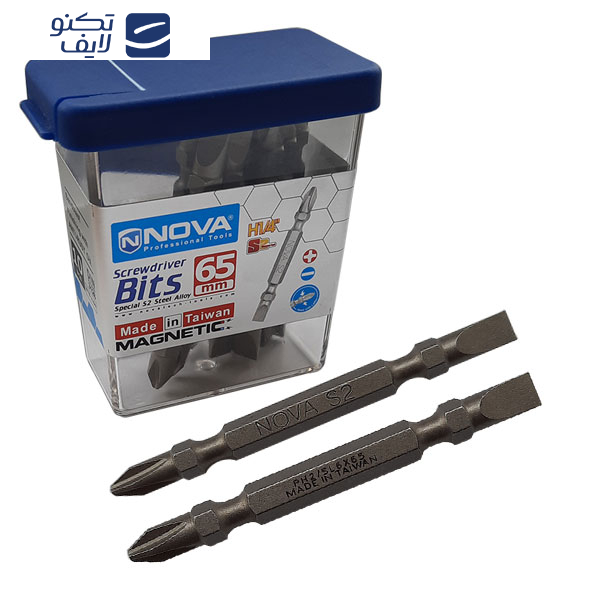 مجموعه 10 عددی سری پیچ گوشتی نووا مدل NTB-1106 مجموعه 10 عددی سری پیچ گوشتی نووا مدل NTB-1106